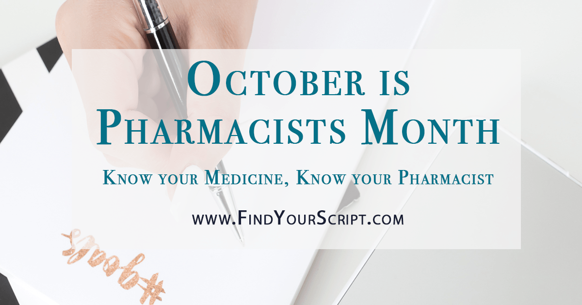 October is Pharmacists Month | #APhM2017 | APhA Pharmacists Month | Know your medicine Know your pharmacist | critical care pharmacists | PharmD | pharmacy student