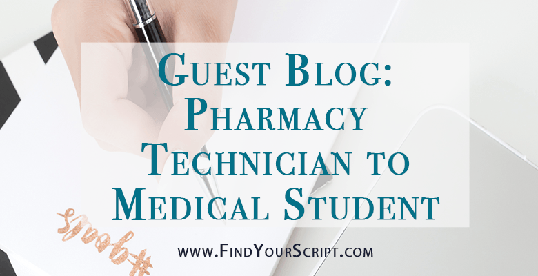 Best Medical School Resources | How to use my pharmacy technician experience to achieve success in medical school | M1 guest blog post | Med Life Motive | Medication charts study resources | Find Your Script | Best pharmacist website